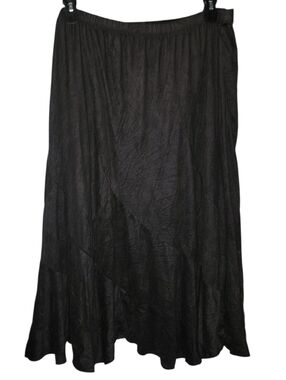 Dressbarn Black Midi Skirt Size 14/16